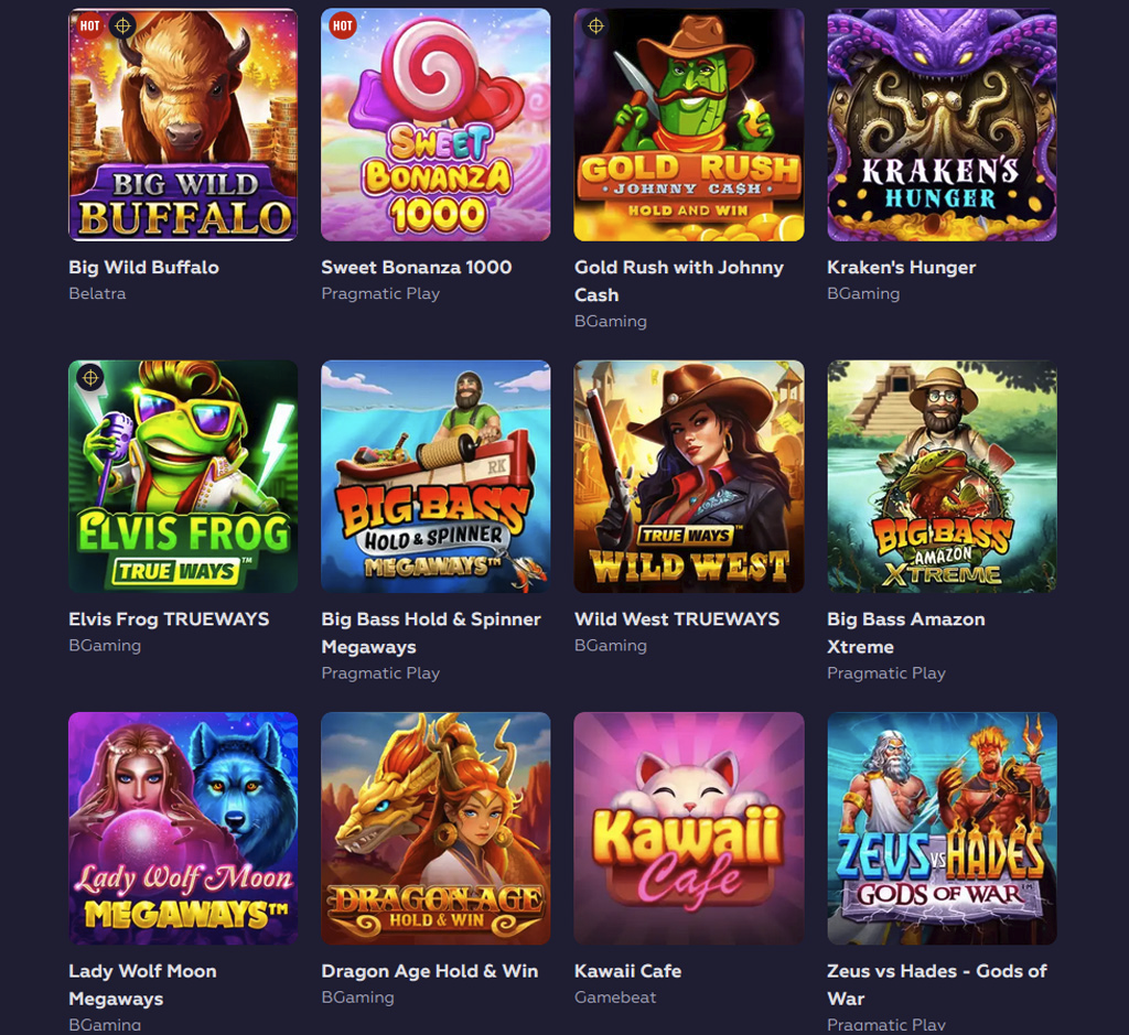 Slot di Playfina su PC Slot di Playfina su PC